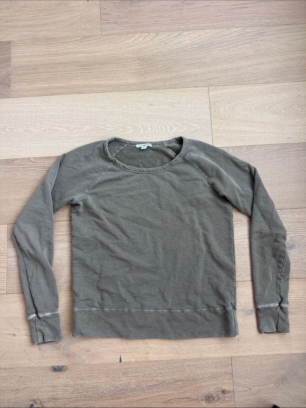 James Perse french terry cotton sweatshirt - Picture 3 of 4